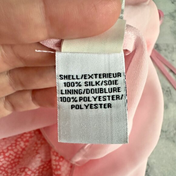 Diane Von Furstenberg Baylee Smocked Floral Silk Tank Sarasa Coral - Picture 9 of 12